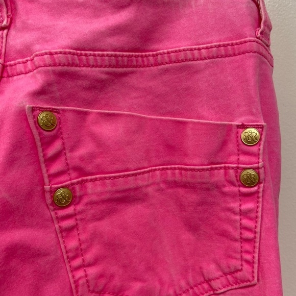 Rock n Republic size 10 pink velvet jeans Kashmere $110 - Picture 5 of 10
